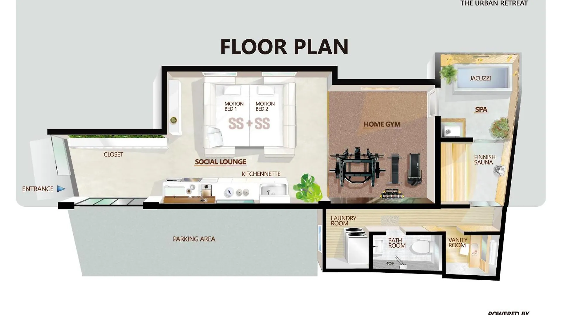 Holiday home Hta Tailored Service Home&Fitness Near Seoul Stn